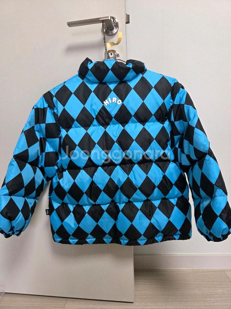 히로 체커 패딩 130--2