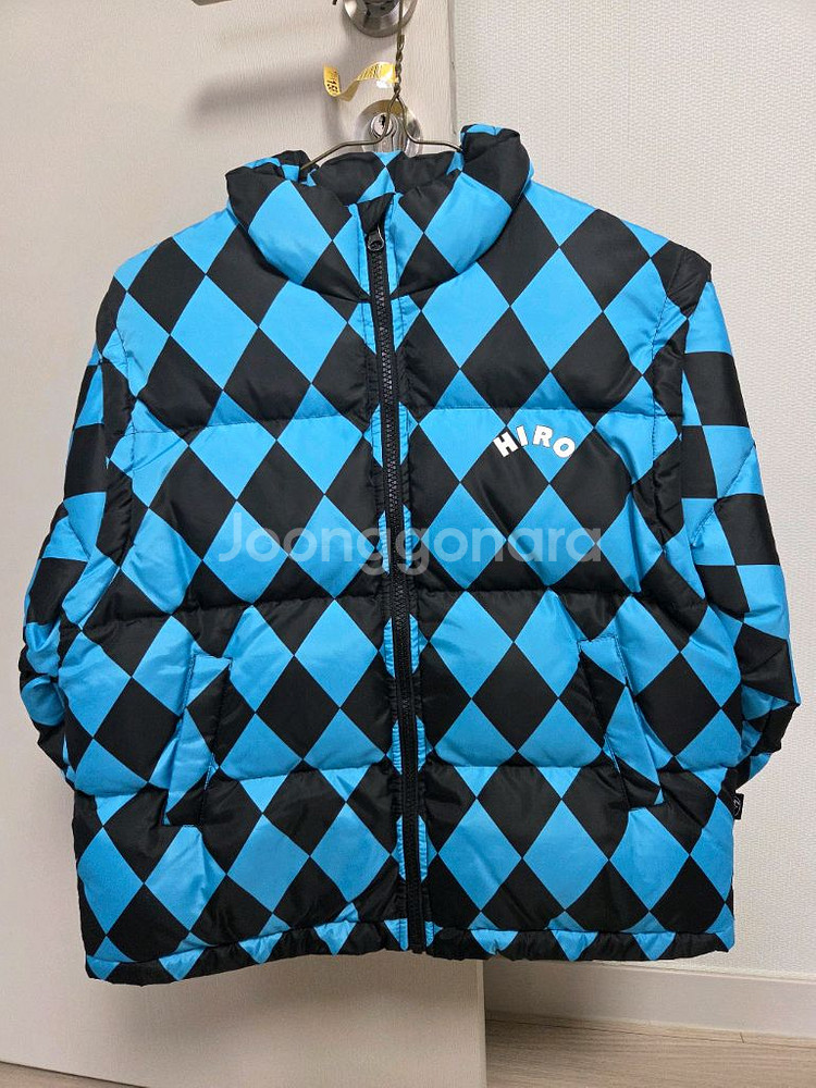 히로 체커 패딩 130--5