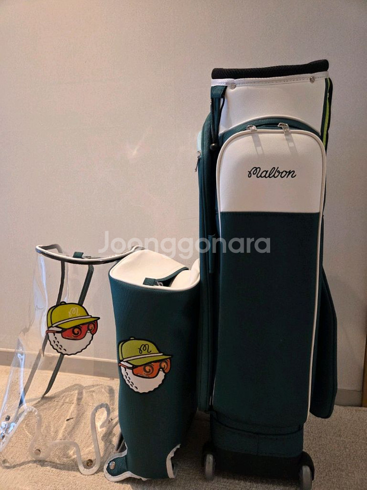 국내당일무료발송 말본골프백 캐디백 트롤리 바퀴형 신상--5