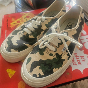 반스 카모 어센틱 사이즈 250