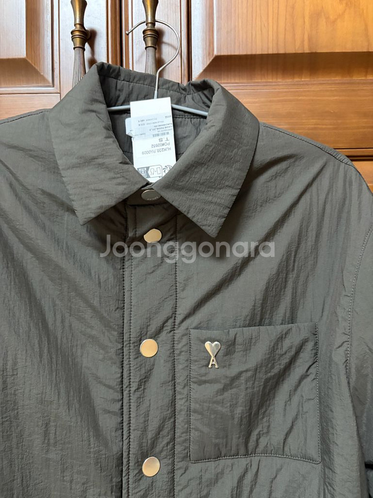 아미 스몰로고 패딩셔츠 s--1