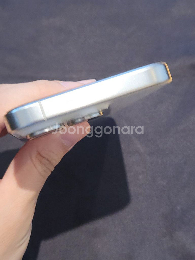 (애플케어+)아이폰 15프로 256GB 화이트티타늄 판--4