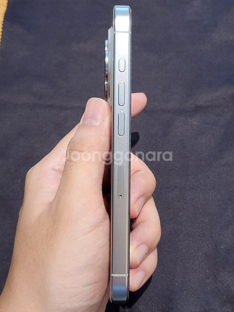 (애플케어+)아이폰 15프로 256GB 화이트티타늄 판--3