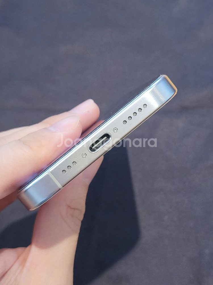 (애플케어+)아이폰 15프로 256GB 화이트티타늄 판--2