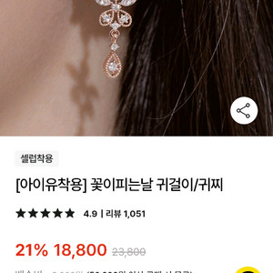 윙블리 귀걸이 2개
