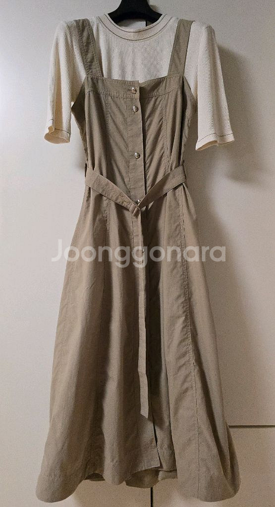 Sjsj 니트&슬리브리스 원피스--7