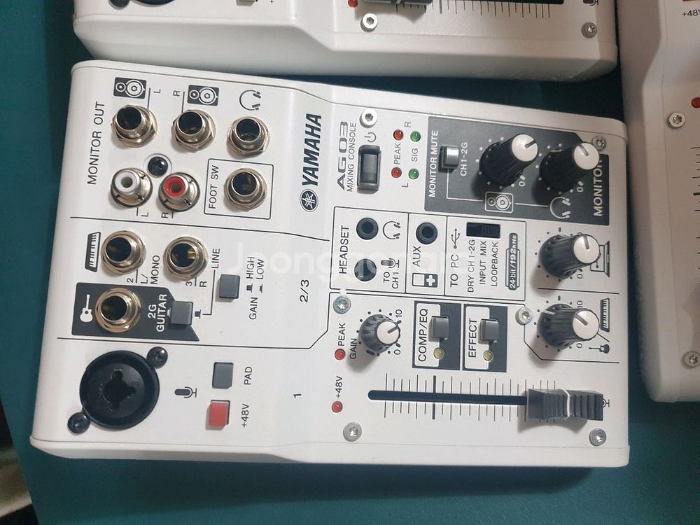 YAMAHA AG03 믹싱콘솔 부품용 3개 일괄판매--2
