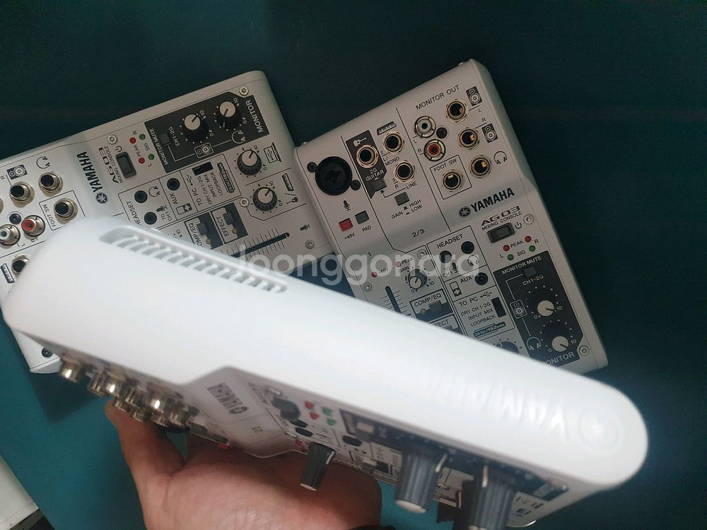 YAMAHA AG03 믹싱콘솔 부품용 3개 일괄판매--4