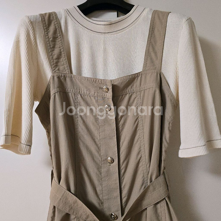 Sjsj 니트&슬리브리스 원피스--9