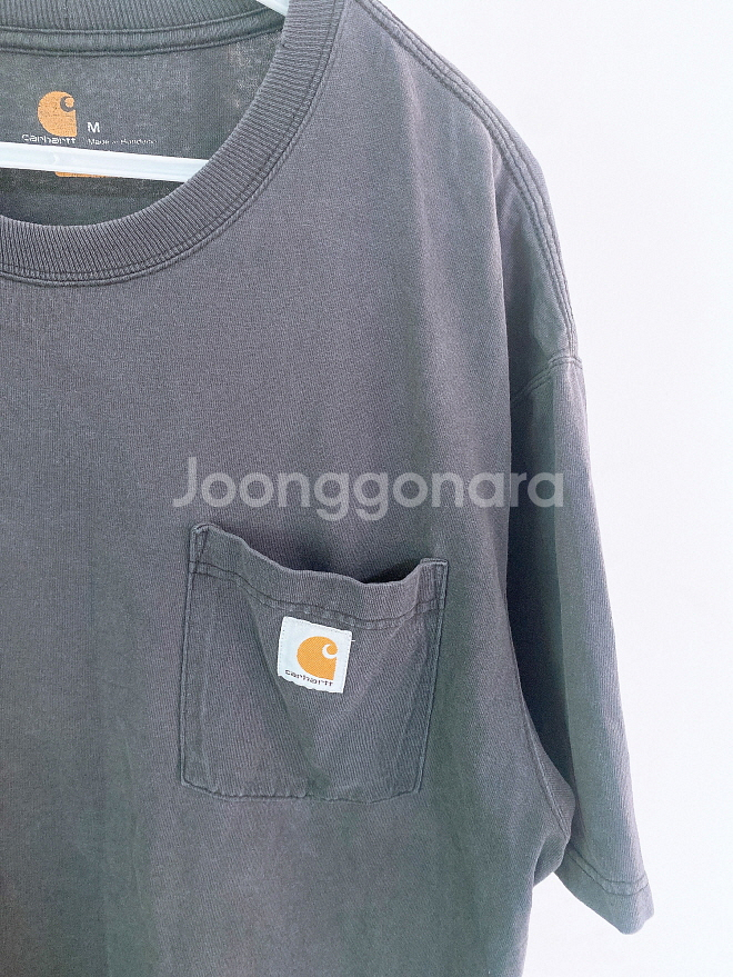 (남성105)칼하트포켓라운드반팔티--1