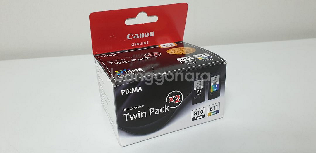 캐논 픽스마 트윈팩 잉크(PG810, CL811) 세트--0