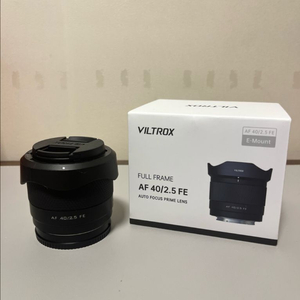 빌트록스 FE 40mm f2.5 렌즈, 소니용 신동품