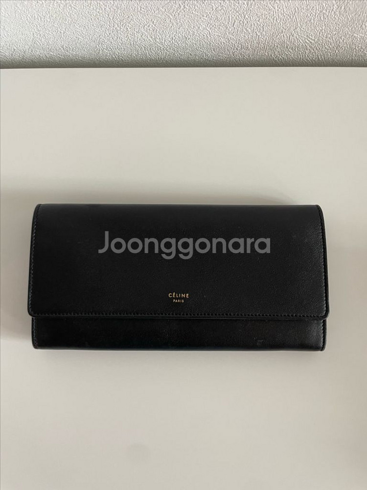 셀린느 블랙 장지갑 (정품)--0