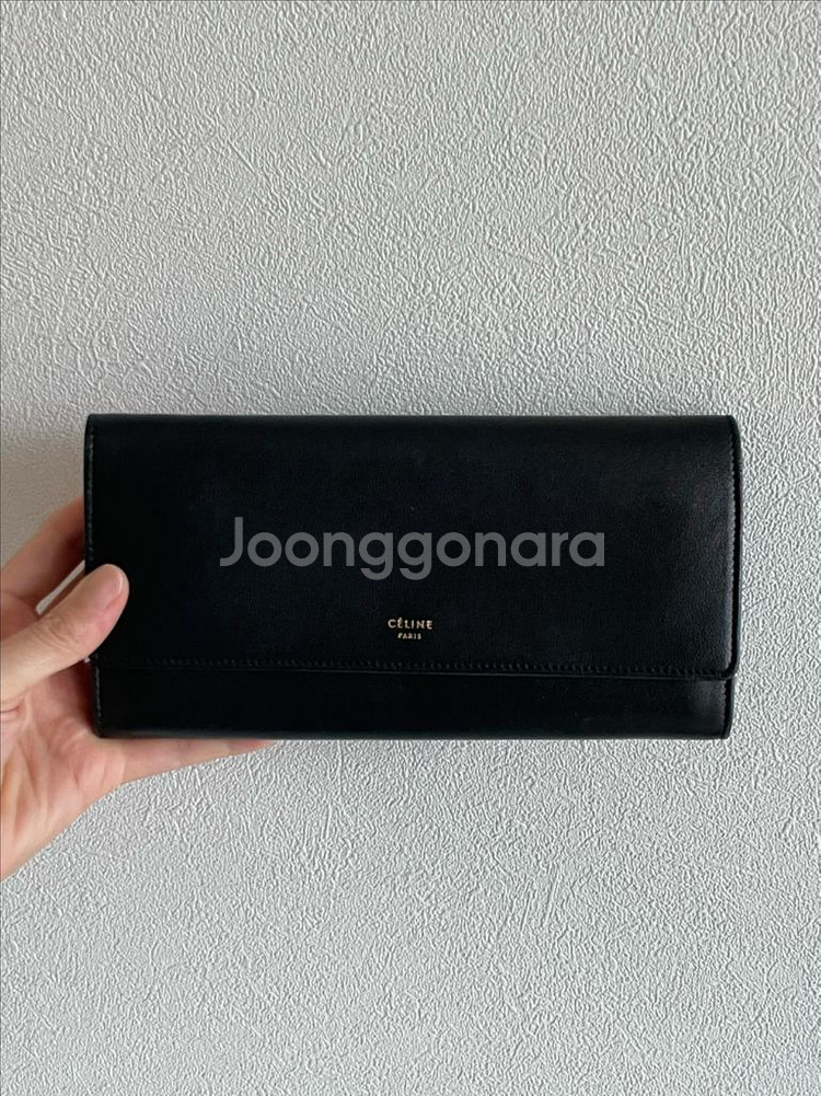 셀린느 블랙 장지갑 (정품)--4