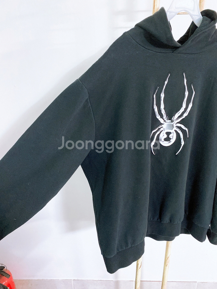 (정품)스파이더팔레터링오버핏후드티(남성용105~110)--2