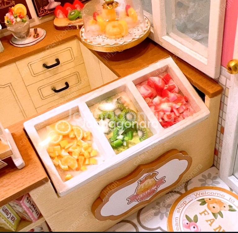 [38번] DIY 미니어처하우스 완성품 (LED)--4