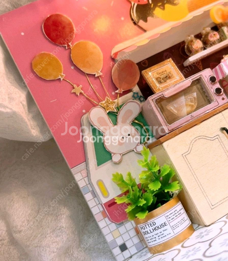 [38번] DIY 미니어처하우스 완성품 (LED)--5