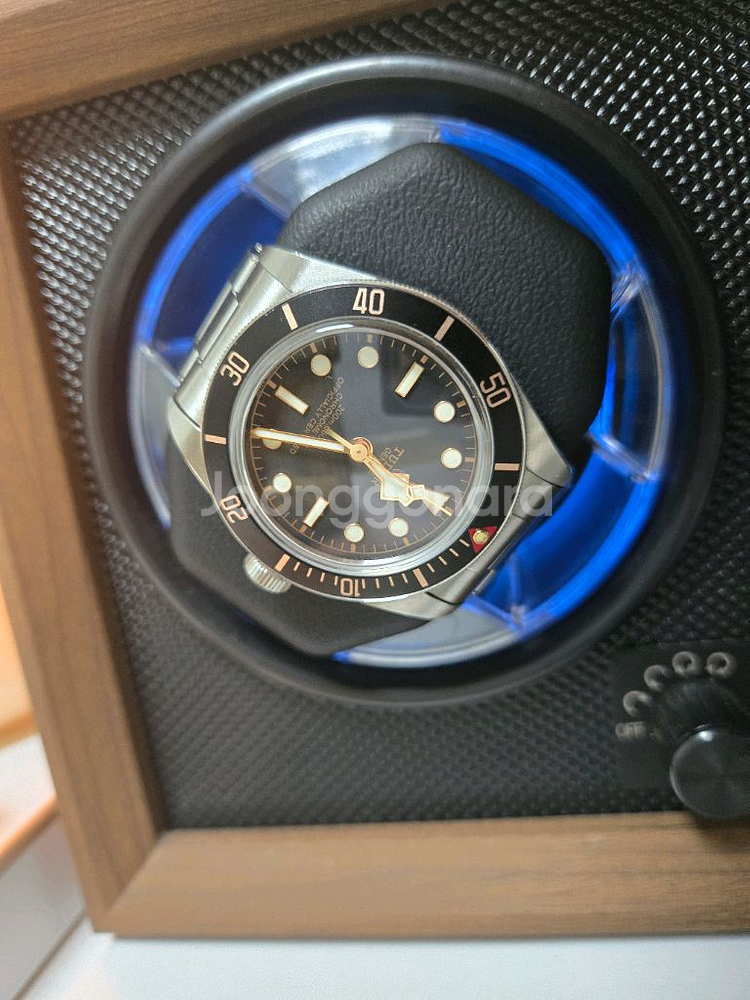 튜더 블랙베이58 블랙다이얼 스틸브레이슬릿--0