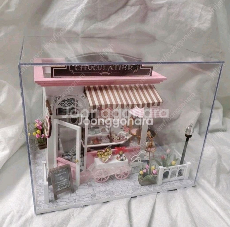 [44번] DIY 미니어처하우스 완성품 (LED,오르골--2