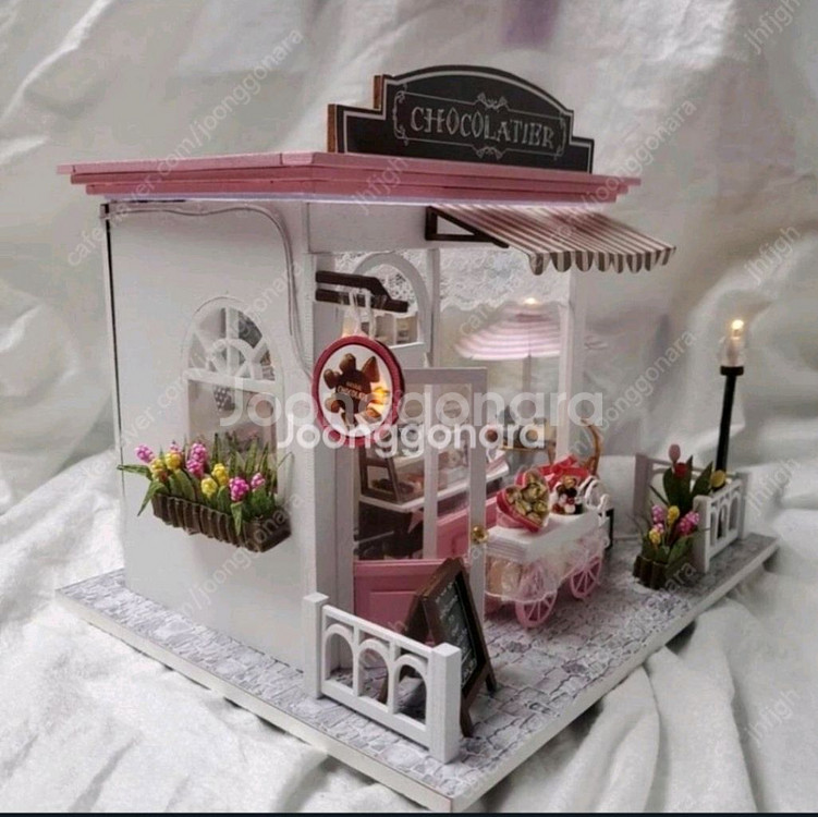 [44번] DIY 미니어처하우스 완성품 (LED,오르골--4