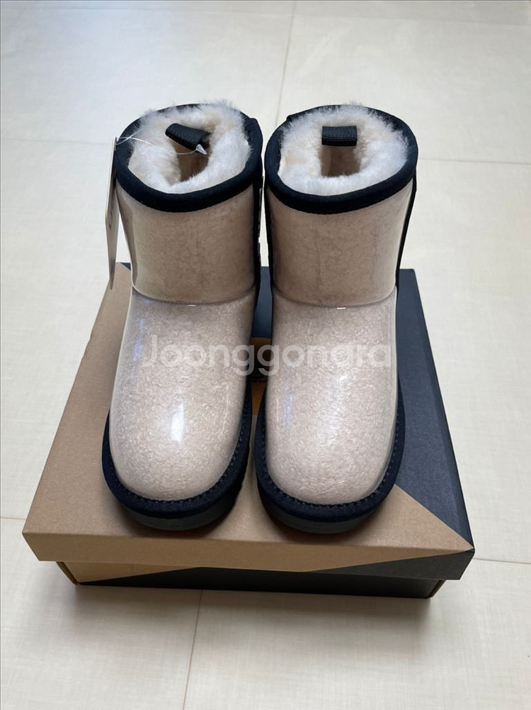 어그키즈 클리어 부츠 CREAM 180-195mm 새상--0