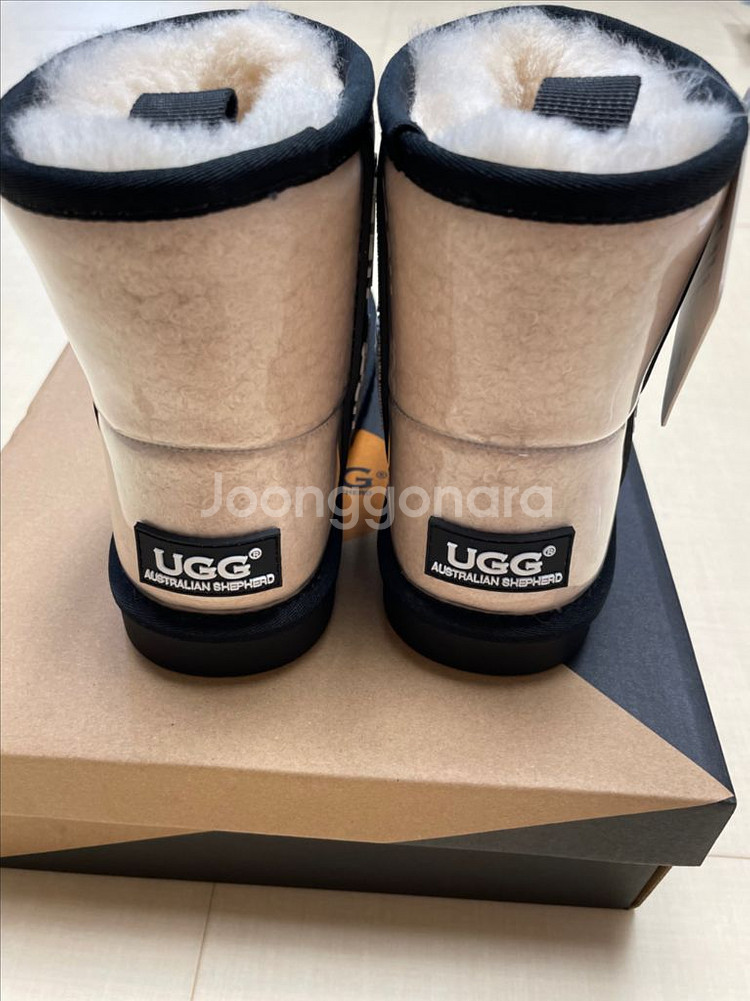 어그키즈 클리어 부츠 CREAM 180-195mm 새상--1