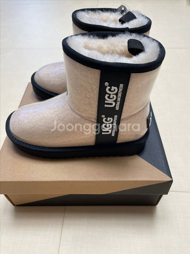 어그키즈 클리어 부츠 CREAM 180-195mm 새상--2