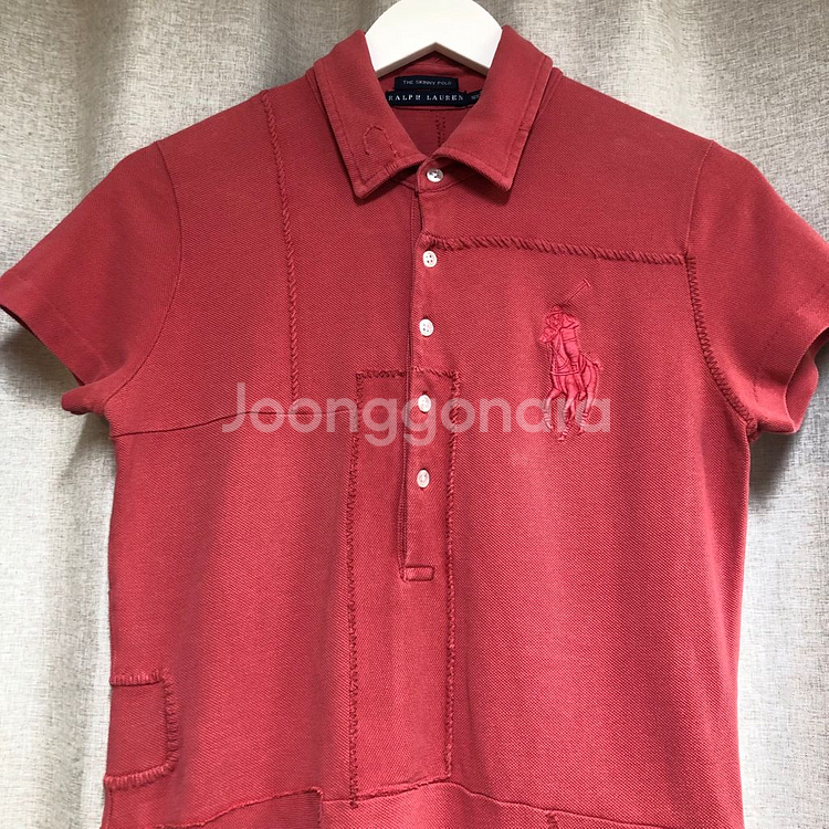 폴로 랄프로렌 스키니 스티치 카라반팔티 S--1