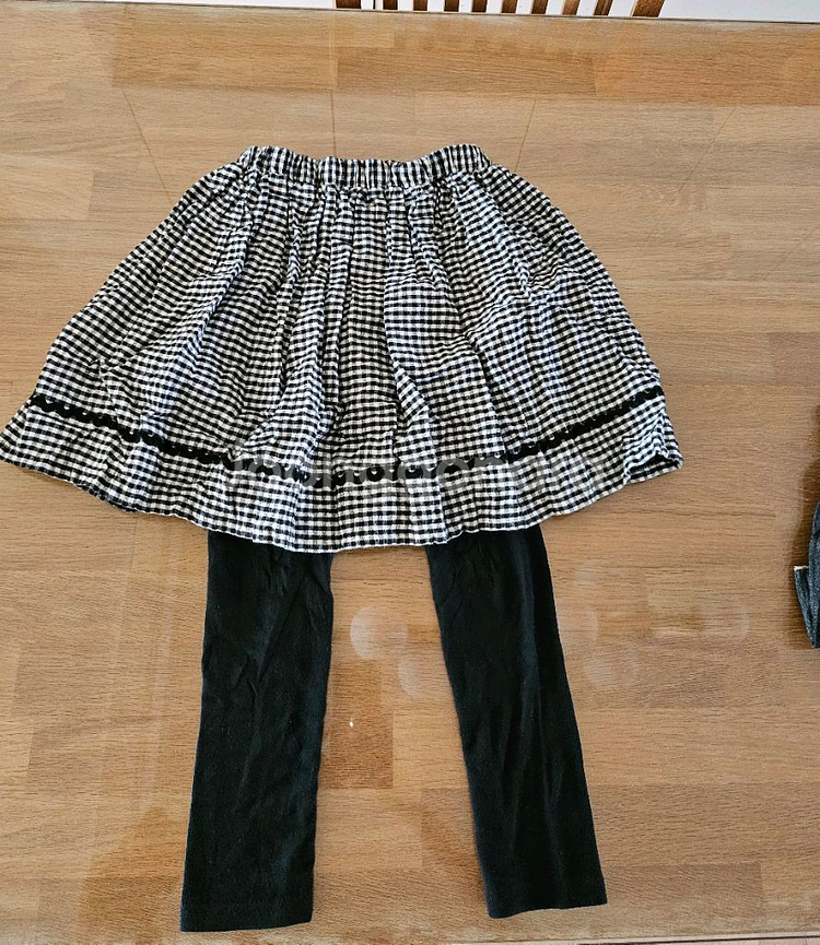 밀리밤&베네통 여아 치마 레깅스 120~130--0