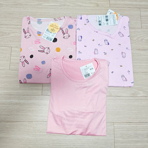 새상품)키즈80(키140) 긴팔내복 3장 일괄판매(발열