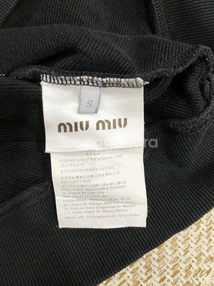 미우미우 19시즌 한정판 미키마우스 맨투맨--3