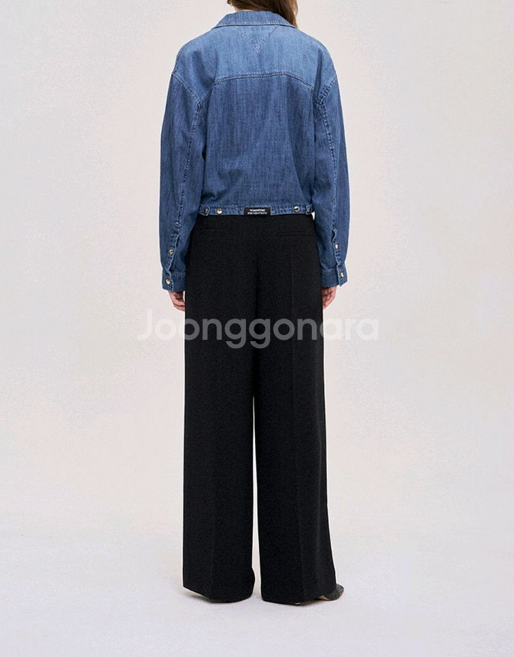 (새상품) system 시스템 엠브로이더리 데님 자켓--2