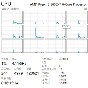 5600XT GTX1080ti 32GB 게이밍 PC