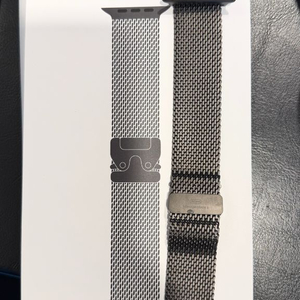 애플워치 정품 티타늄 밀레니즈 루프 49mm 블랙 s
