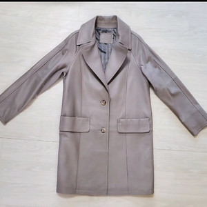 로보 / 천연 양가죽코트 / 그레이 /M(새제품)