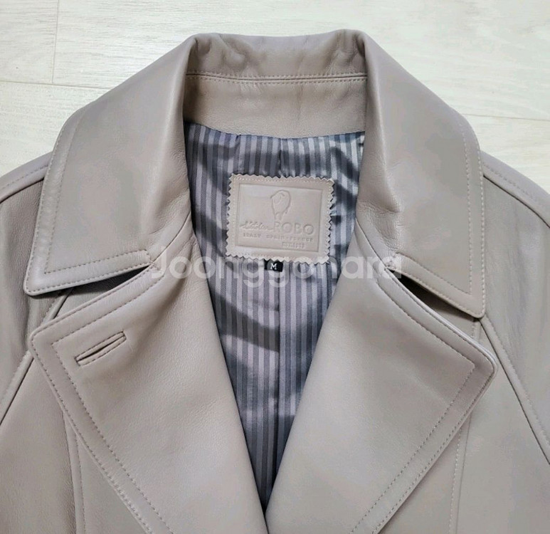 로보 / 천연 양가죽코트 / 그레이 /M(새제품)--1