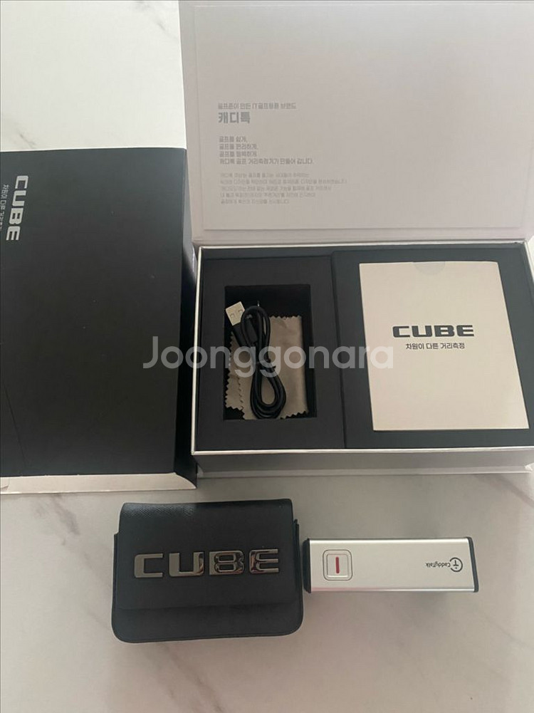 캐디톡 큐브 거리측정기+파우치--0