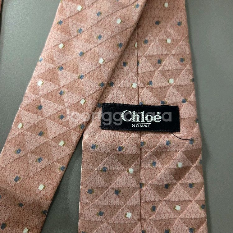 Chloe 끌로에 빈티지 명품 넥타이--4