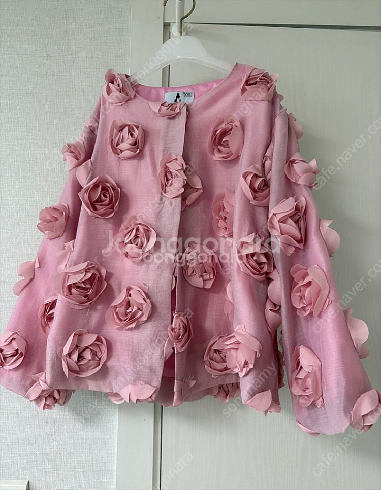 에이리틀 장미 프릴 샤 자켓 XXL 새상품--0