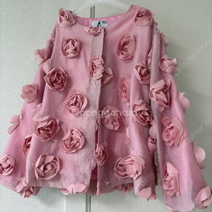에이리틀 장미 프릴 샤 자켓 XXL 새상품