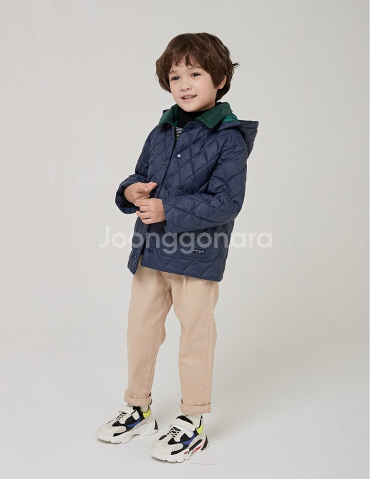 컬리수 아동 퀼팅 누빔 패딩 자켓 점퍼 130--0