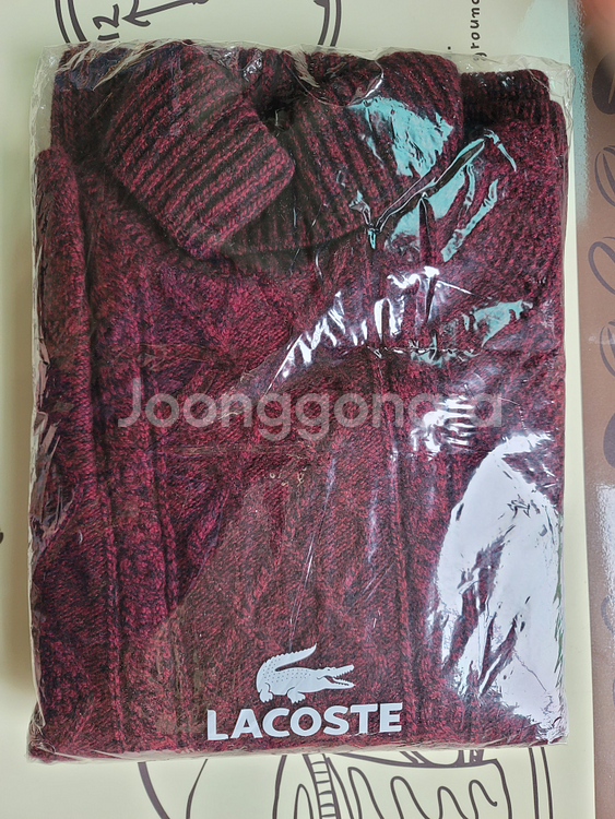 lacoste 터틀넥 긴팔 스웨터--0