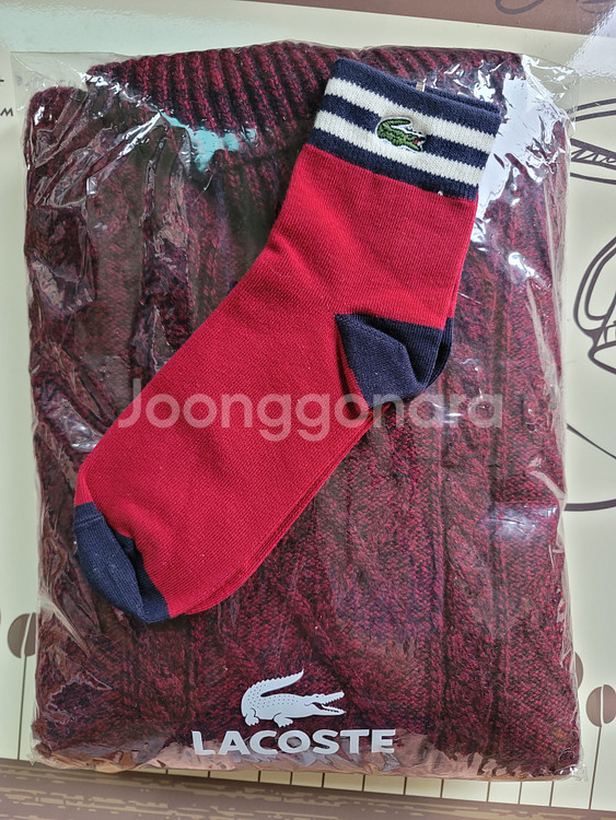 lacoste 터틀넥 긴팔 스웨터--9