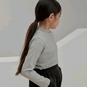 (새상품)동그라미마켓 XXL 하프 터틀넥 스트라이프