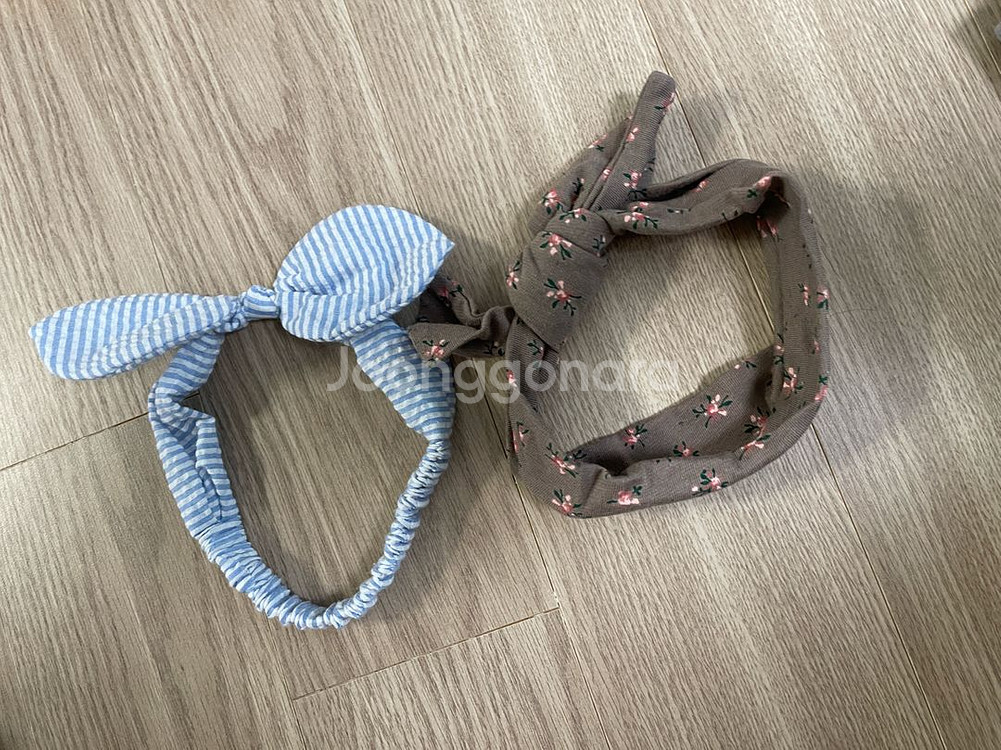 아기헤어밴드2개+스카프빔4개 / 일괄 / 새상품--6