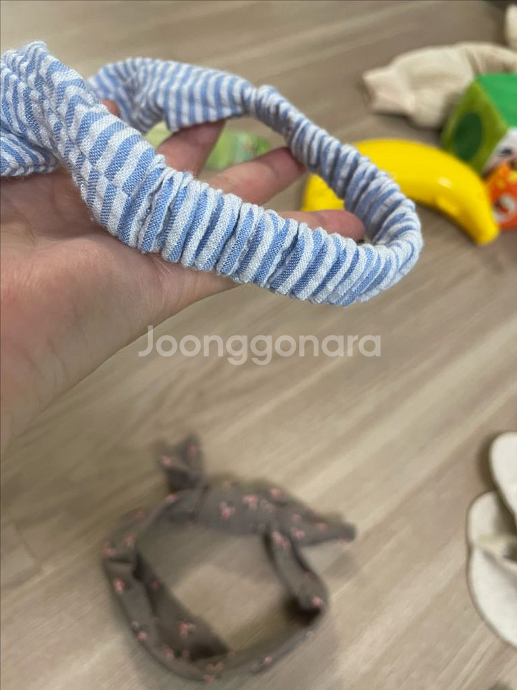 아기헤어밴드2개+스카프빔4개 / 일괄 / 새상품--7