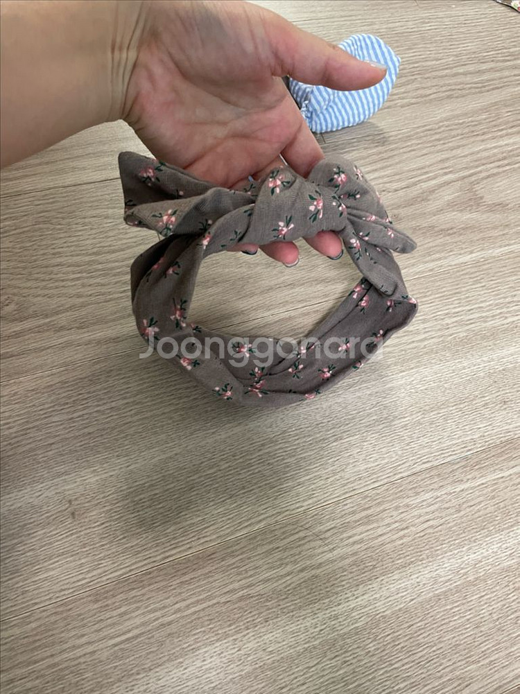 아기헤어밴드2개+스카프빔4개 / 일괄 / 새상품--8