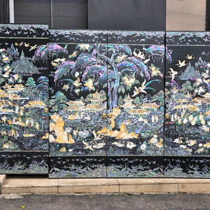 나전칠기 자개문짝