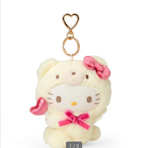산리오 엔젤베어 키티 키부부 마스코트 키링