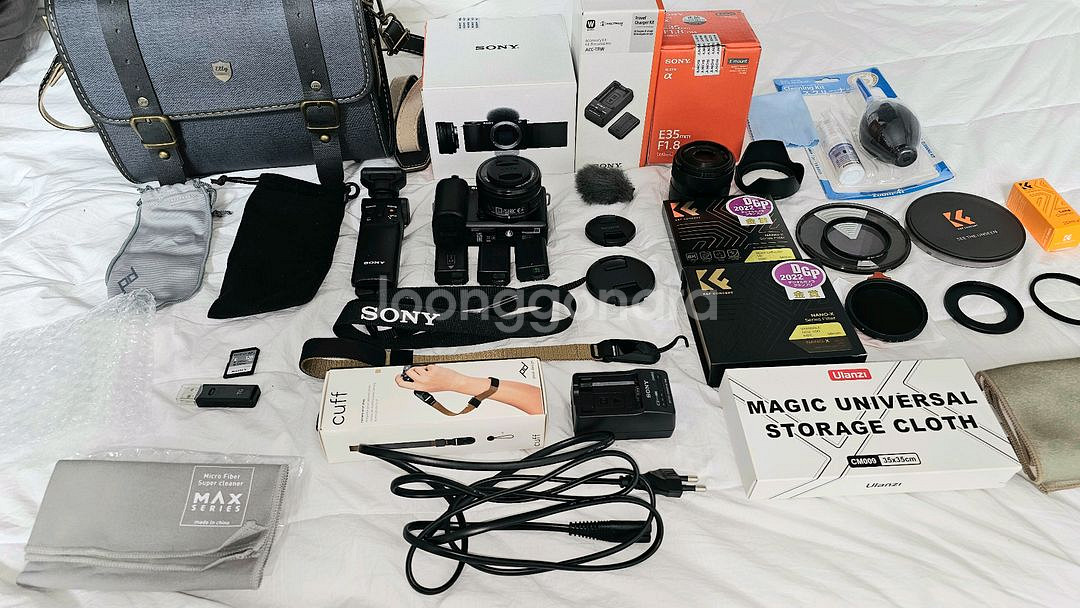 소니 ZV-E10 + sel35f18 풀세트 판매합니다--2